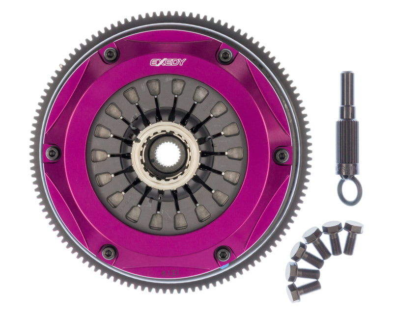 Exedy NM052SD 1999-2002 Nissan Skyline GTR L6 Hyper Twin Cerametallic Clutch Sprung Center Disc Pull Type