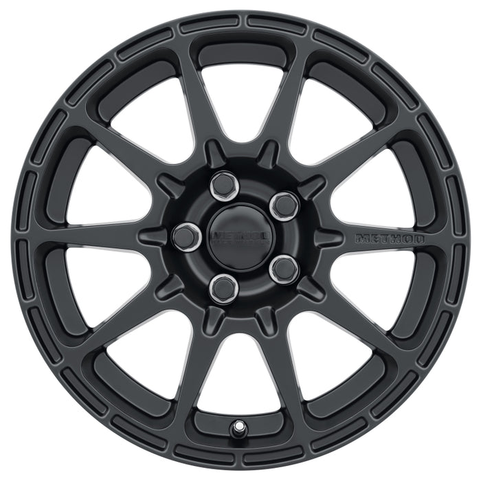 Method Wheels MR50157051548SC Method MR501 VT-SPEC 2 15x7 +48mm Offset 5x100 56.1mm CB Matte Black Wheel