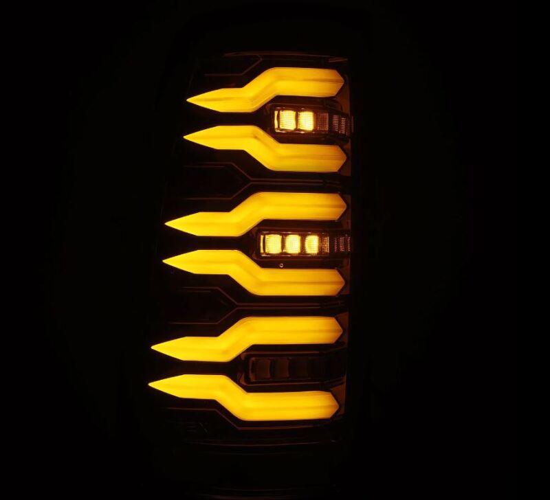 AlphaRex 620005 99-06 Chevrolet Silverado Sierra LUXX-Series LED Tail Lights Alpha-Black