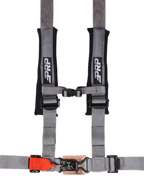 PRP Seats SB4.2LL-S PRP 4.2 Harness with Latch / Link Lap Belt- Silver