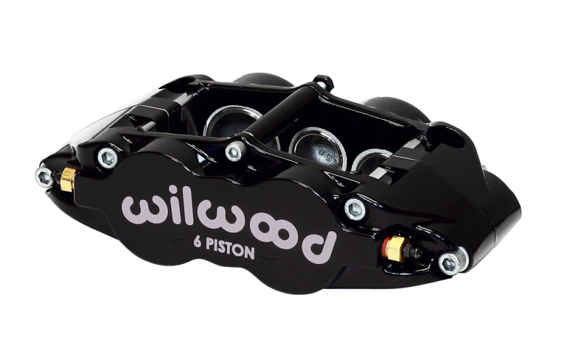 Wilwood 120-11778-BK Caliper-Narrow Superlite 6R-RH - Black 1.62/1.12/1.12in Pistons 1.25in Disc