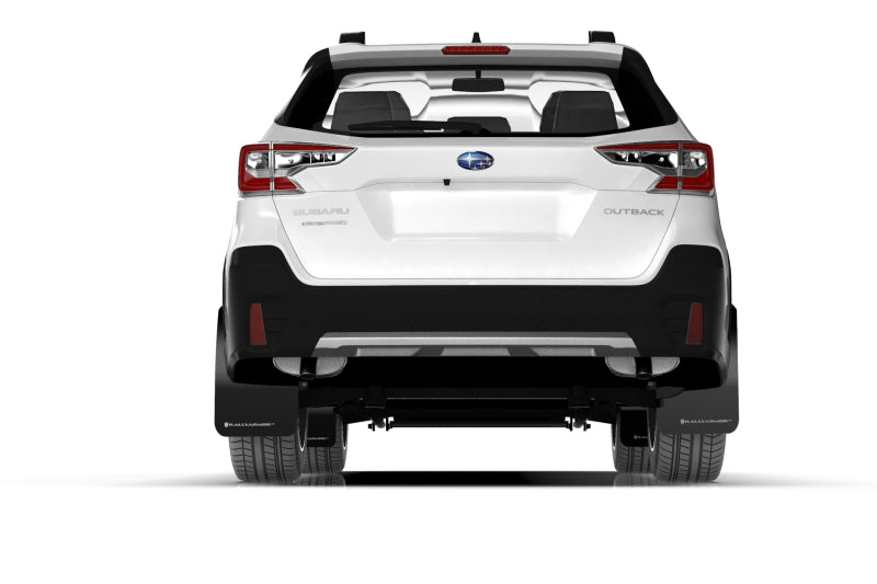 Rally Armor MF66-UR-BLK/GRY 20-25 Subaru Outback Black UR Mud Flap w/Grey Logo