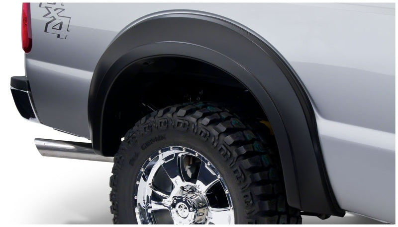 Bushwacker 22006-11 92-14 Ford E-250 Super Duty Extend-A-Fender Style Flares 2pc - Black