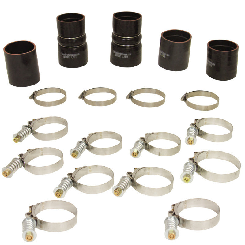 BD Diesel 1047030 Intercooler Hose & Clamp Kit - 1999-2003 Ford 7.3L PowerStroke