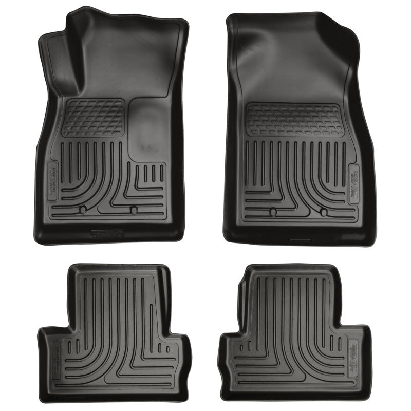 Husky Liners 98181 11-12 Chevrolet Volt WeatherBeater Combo Black Floor Liners