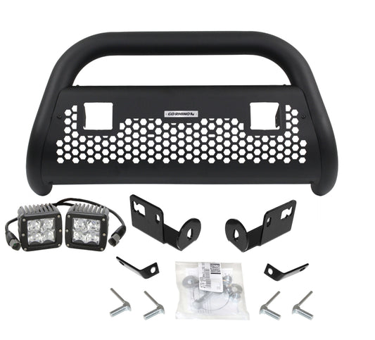 Go Rhino 55522T 05-15 Toyota Tacoma RC2 LR 2 Lights Complete Kit w/Front Guard + Brkts
