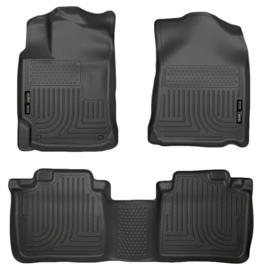 Husky Liners 99551 10-13 Lexus RX350/RX450h WeatherBeater Black Front & 2nd Seat Floor Liners