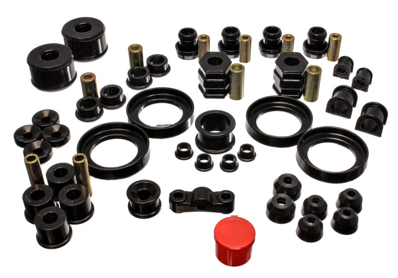 Energy Suspension 16.18109G 99-00 Honda Civic Si Black Hyper-Flex Master Bushing Set