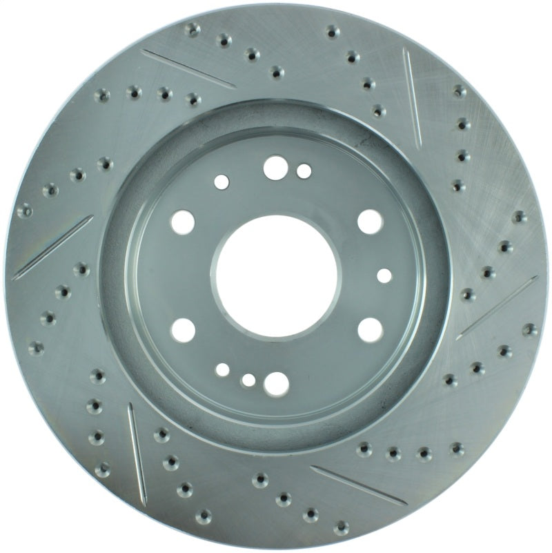 Stoptech 227.66057R StopTech Select Sport 07-11 GM Silverado 1500 Slotted and Drilled Right Front Rotor