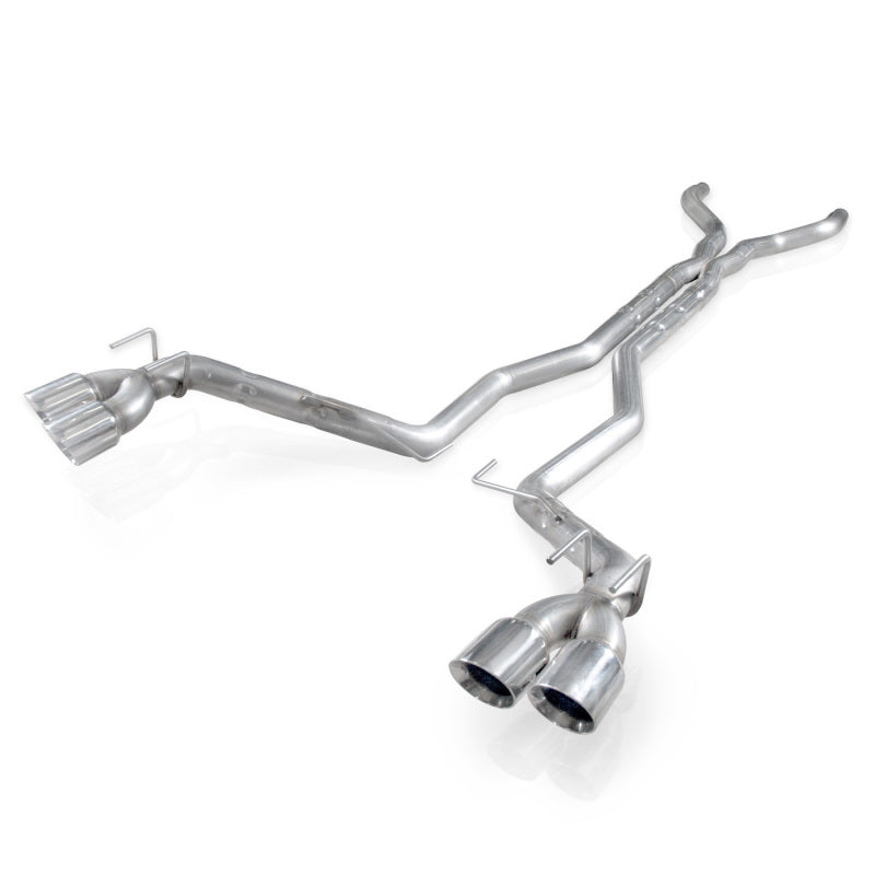 Stainless Works CA12CB 2012-15 Camaro ZL1 6.2L 3in Catback Dual Chambered Exhaust X-Pipe Quad Tips