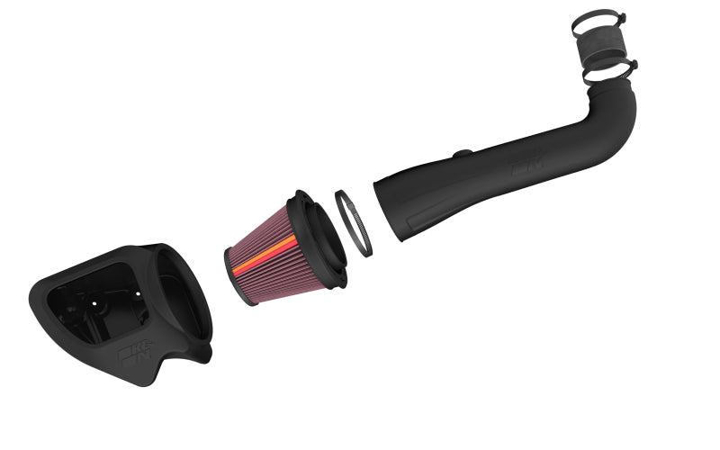 K&N Engineering 50-1566 K&N 12-18 Jeep Wrangler V6 3.6L NextGen Cold Air Intake