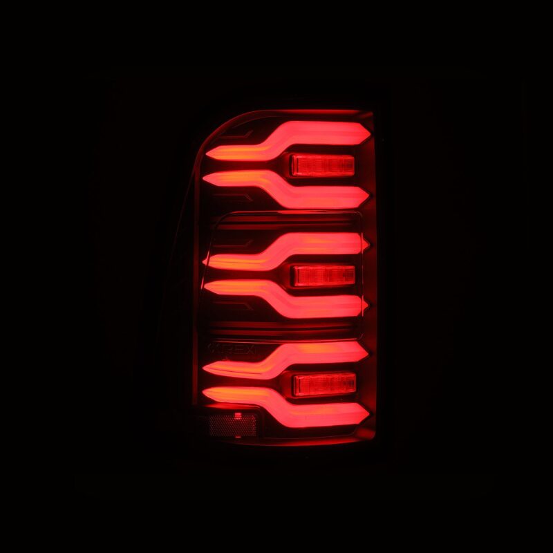 AlphaRex 640040 19-21 Dodge RAM 1500 Luxx-Series LED Tail Lights Black w/Activ Light/Seq Signal