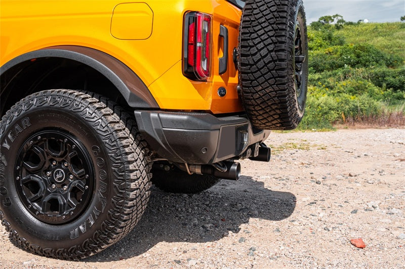 CORSA Performance 21208BPC Corsa 21-24 Ford Bronco 2.7L 2-Door 2.75in Cat-Back Dual Rear Exhaust w/ 4in Straight-Cut Black Tips