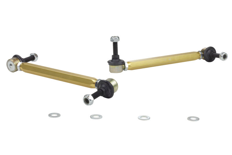 Whiteline KLC106 02-06 Mini Cooper S Front Swaybar link kit-Adjustable ball end links