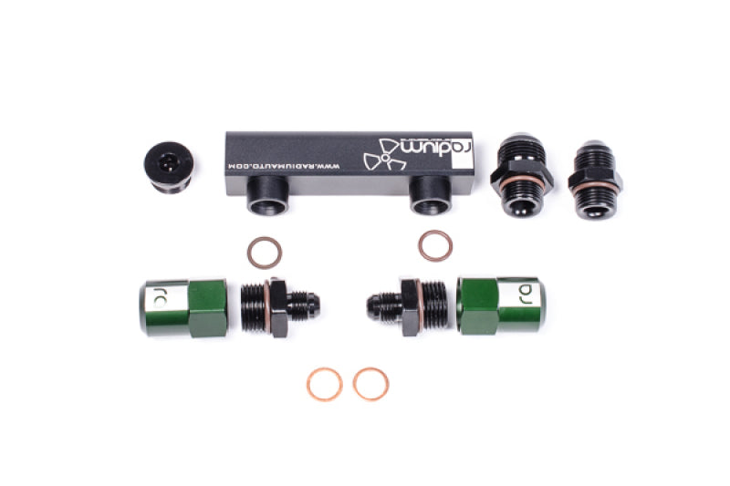 Radium Engineering 20-0463 Bosch Pumps 4 Port Manifold Reuses Check Valves - Universal