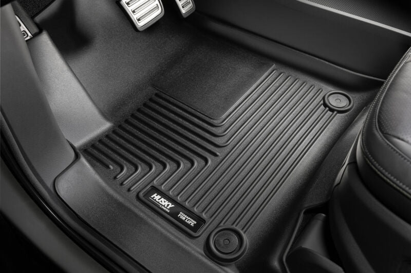 Husky Liners 53751 2018 Toyota Tacoma Crew/Extended Cab X-Act Contour Black Front Floor Liners