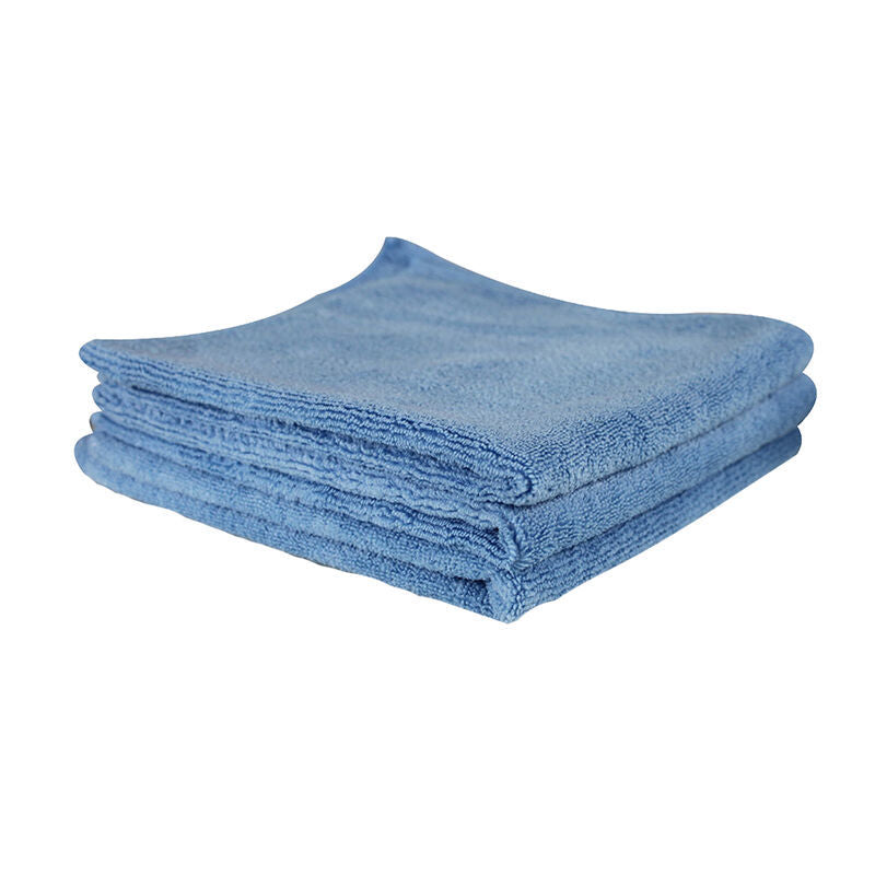 Chemical Guys MICBLUE03 Workhorse Professional Microfiber Towel - 16in x 16in - Blue - 3 Pack