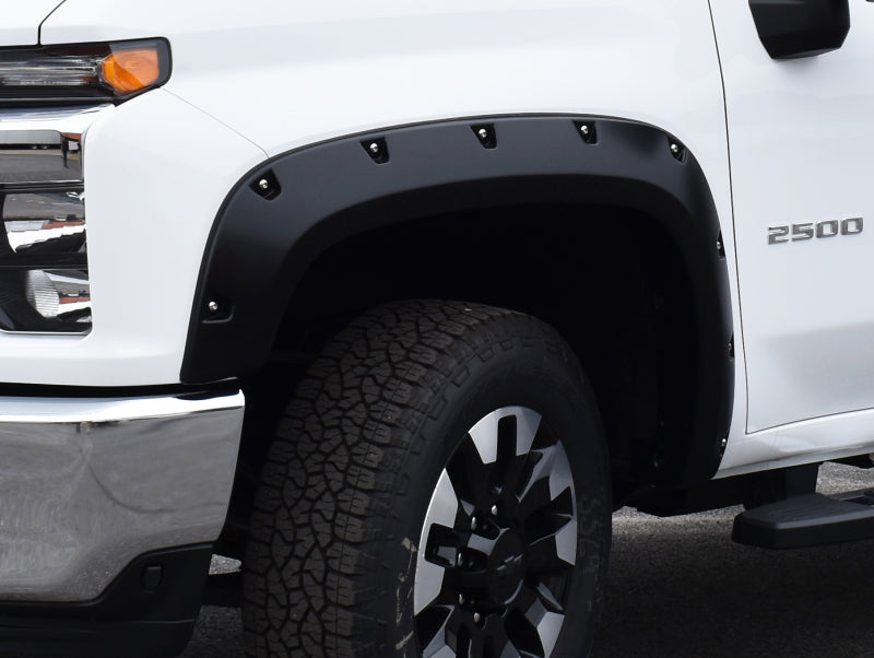 Bushwacker 40982-02 2020 Chevrolet Silverado 3500/2500 HD Pocket Style Flares 4pc - Black