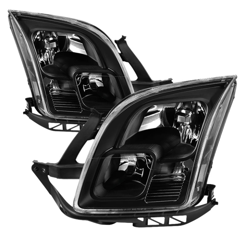 SPYDER 9035234 xTune Ford Fusion 2006-2009 OEM Style Headlights -Black HD-JH-FFUS06-AM-BK