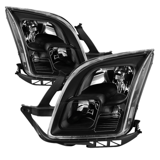 SPYDER 9035234 xTune Ford Fusion 2006-2009 OEM Style Headlights -Black HD-JH-FFUS06-AM-BK