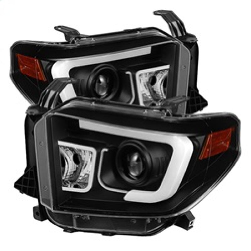 SPYDER 5080158 Spyder Toyota Tundra 2014-2016 Projector Headlights Light Bar DRL Black PRO-YD-TTU14-DRL-BK