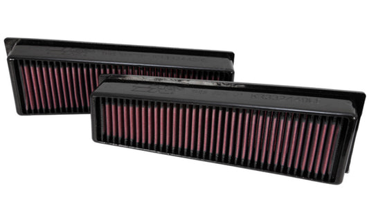 K&N Engineering 33-2449 K&N Replacement Air Filter 09-12 BMW X5/X6 4.4L V8 Panel Filter