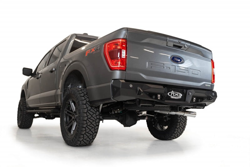 Addictive Desert Designs R191231280103 2021 Ford F-150 Stealth Fighter Rear Bumper w/ Back up Sensors