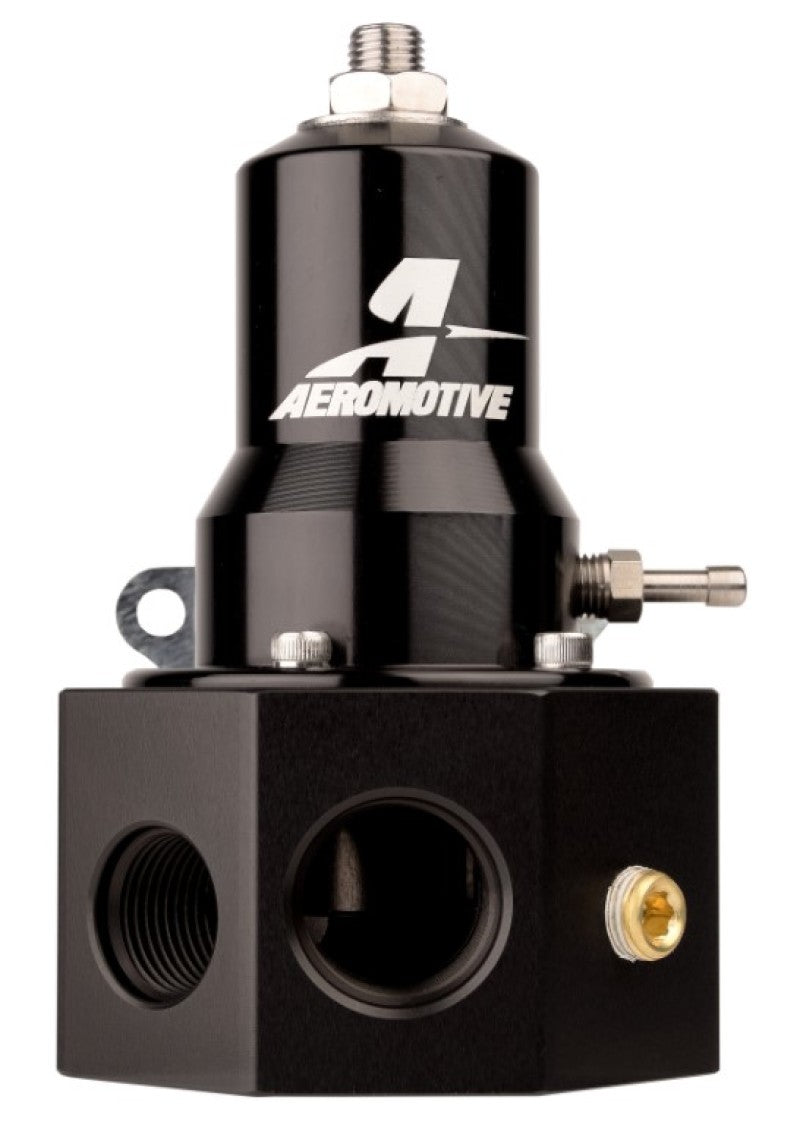 Aeromotive 13145 Adjustable Fuel Pressure Regulator 30-120PSI .313 Valve -3x -8 / 1x -10 Inlet -10 Return
