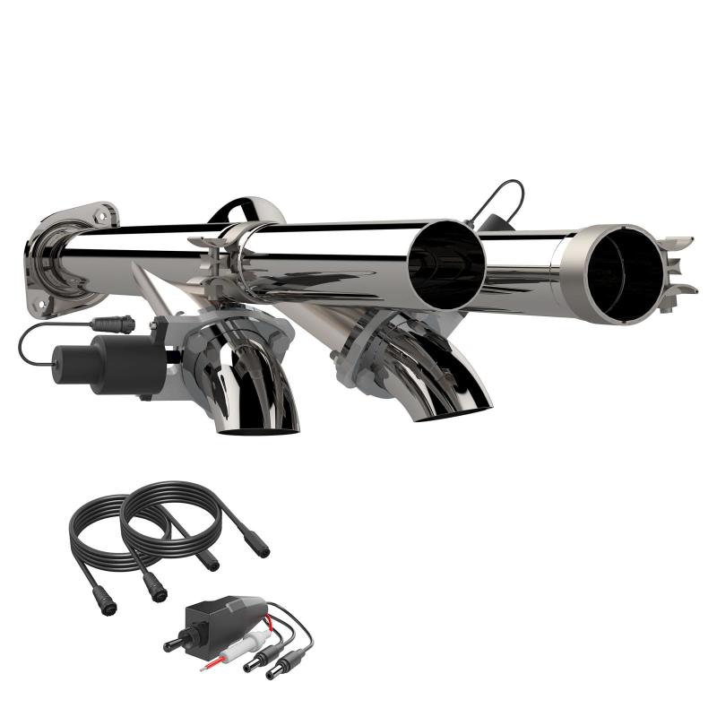 QTP 540117 2017-2020 Ford F-150 Raptor Aggressor Cutout Pipes
