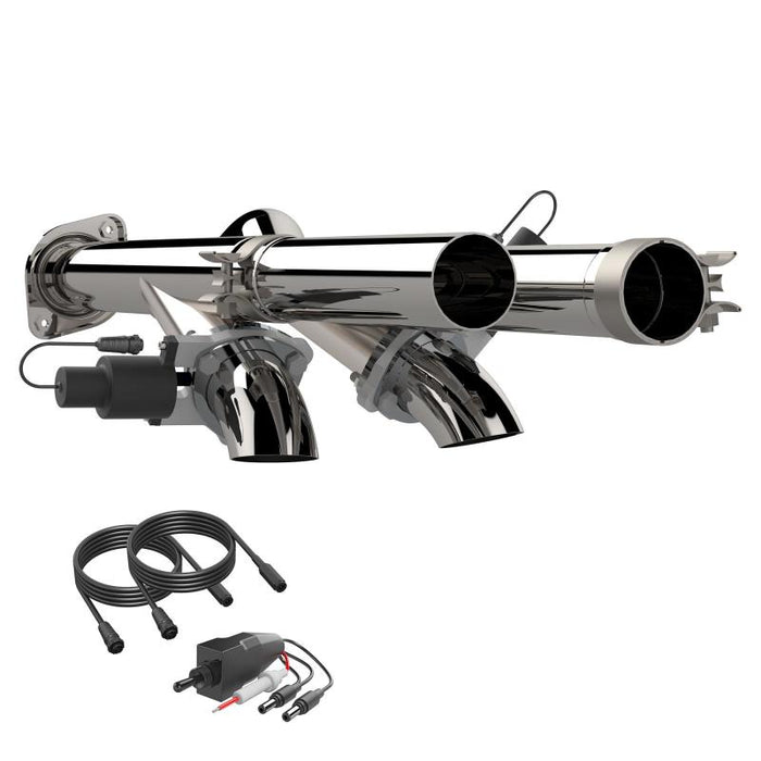 QTP 540117 2017-2020 Ford F-150 Raptor Aggressor Cutout Pipes
