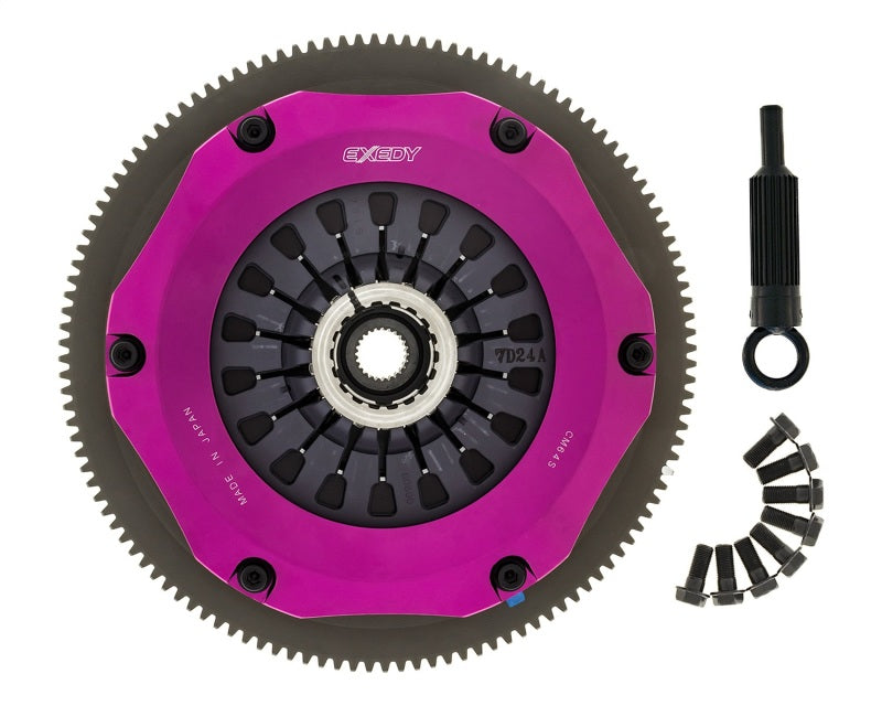 Exedy FM022SDF 04-17 Subaru WRX STI EJ255/EJ257 2.5L Twin-Organic Clutch Kit