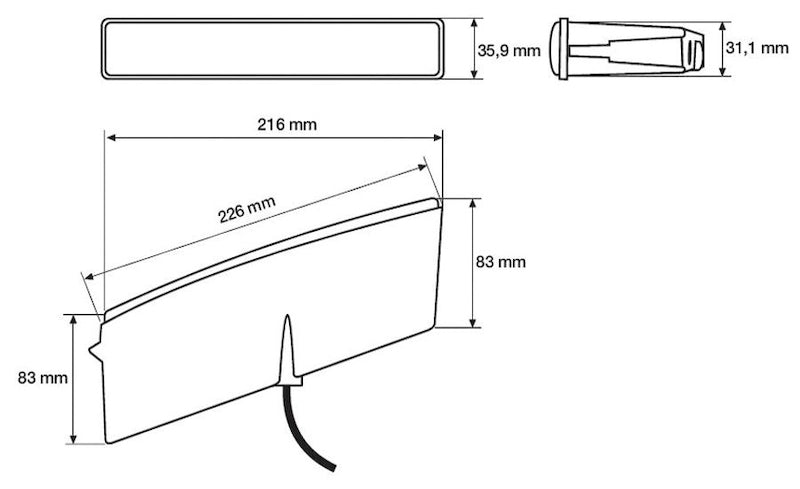 Hella 010043801 LEDayLine Daytime Running Light Kit