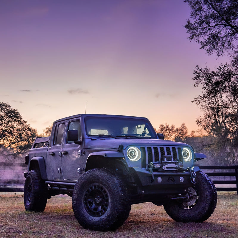 ORACLE Lighting 5839-504 Oracle Oculus Bi-LED Projector Headlights for Jeep JL/Gladiator JT - Matte Blk - 5500K