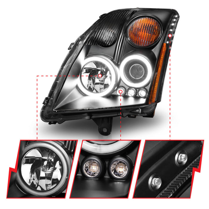 ANZO 121276 ANZ LED/Projector Headlights