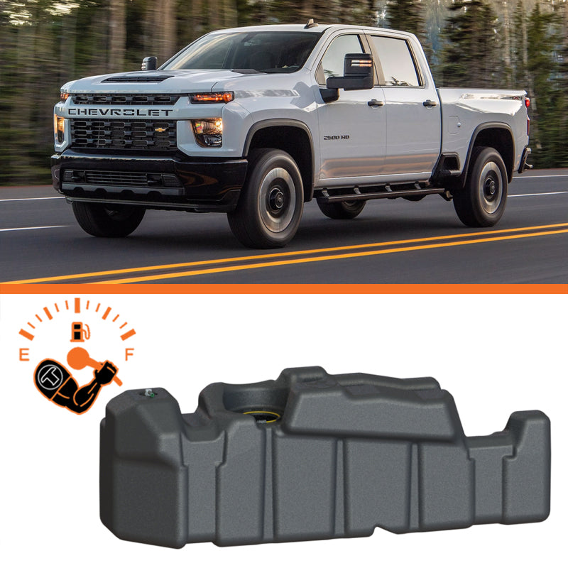 Titan Fuel Tanks 7010220 20-24 GM 2500/3500 Duramax Crew Cab Short Bed 56 Gallon XXL Mid-Ship Fuel Tank
