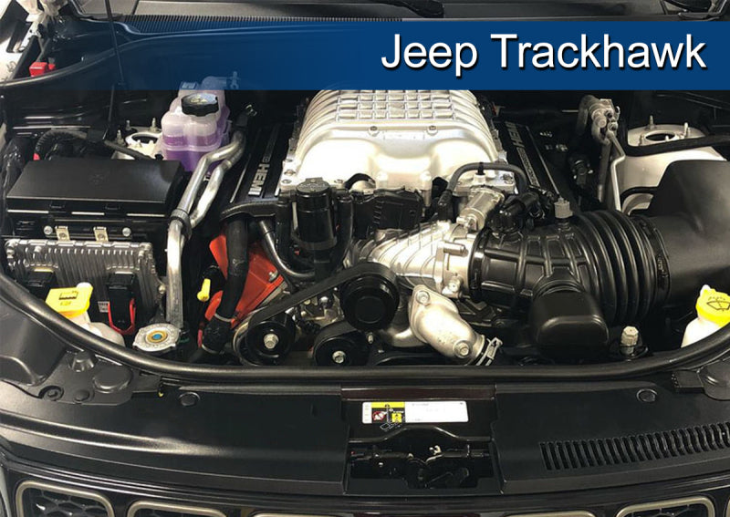 J&L 3060P-B 15-25 Dodge Hellcat/Demon 6.2L Hemi Passenger Side Oil Separator 3.0 - Black Anodized