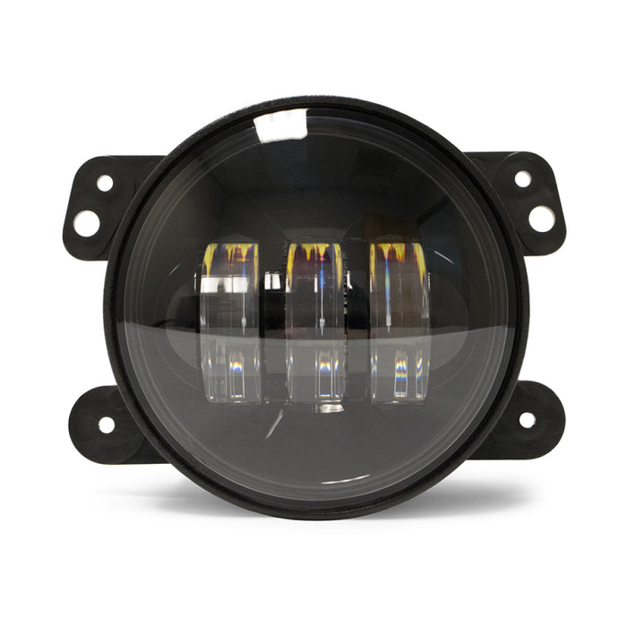 DV8 Offroad R4FL16W3W 07-18 Jeep Wrangler JK 4in 30W LED Replacement Fog Lights