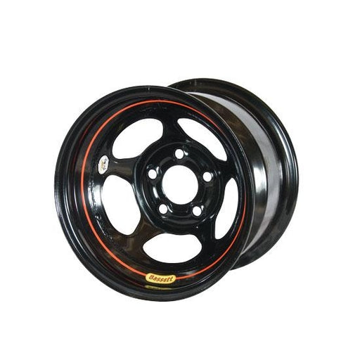 Bassett BAS58A52W 15X8 5X5 2IN B/S Inertia Wissota Black