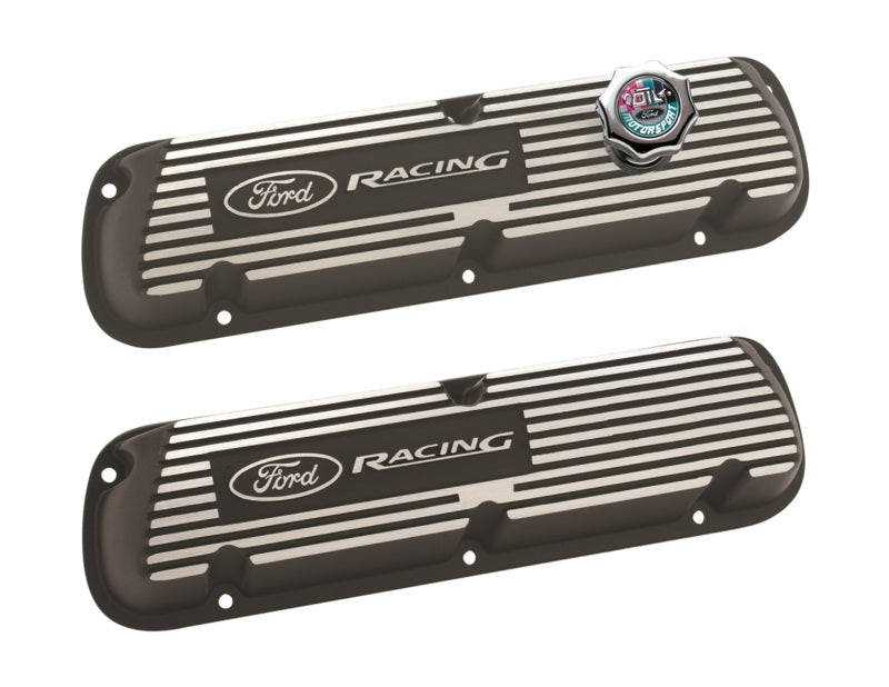 Ford Racing M-6000-J302R Black Satin Valve Covers Racing EFI