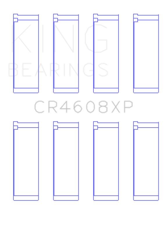 King Engine Bearings CR4608XP Toyota 2ZZ-GE Connecting Rod Bearing Set