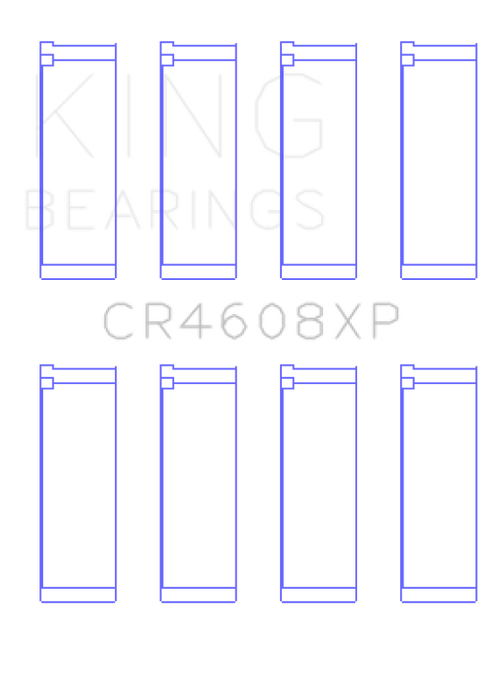 King Engine Bearings CR4608XP Toyota 2ZZ-GE Connecting Rod Bearing Set