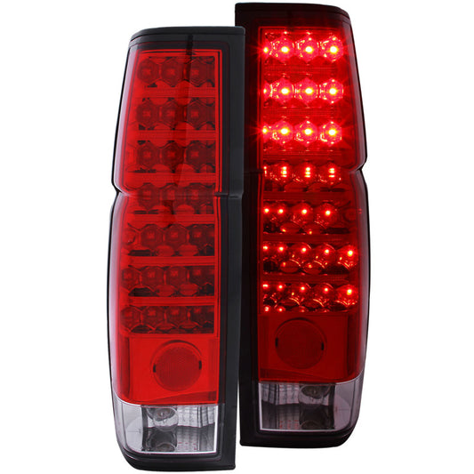 ANZO 311034 1986-1997 Nissan Hardbody LED Taillights Red/Clear