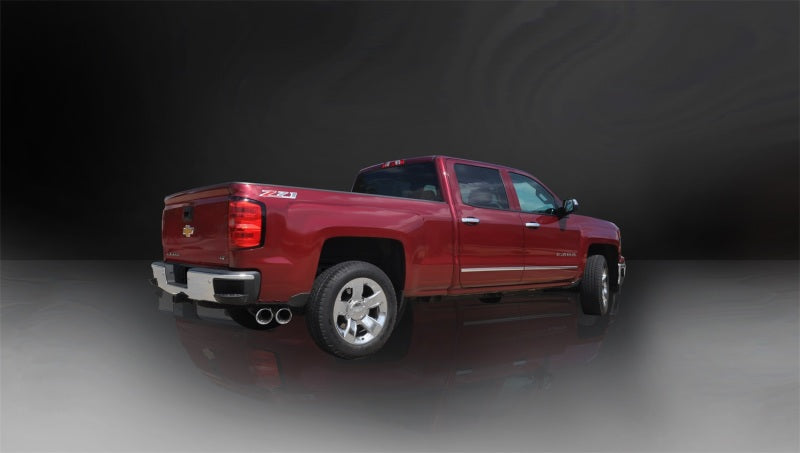 CORSA Performance 14866 Corsa 2014-19 Sierra/Silvrd 1500 Crew/Dbl / Short/Std. Bed 6.2L V8 Polished Sport Single SideCB Ext