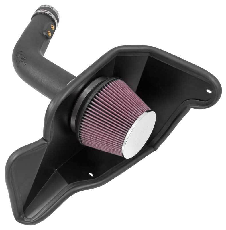 K&N Engineering 57-2594 K&N 15-17 Ford Mustang 3.7L V6 F/I Performance Intake Kit