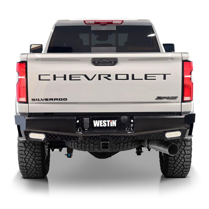 Westin 58-341185 19-20 Chevy Silverado 1500 HDX Bandit Rear Bumper - Black