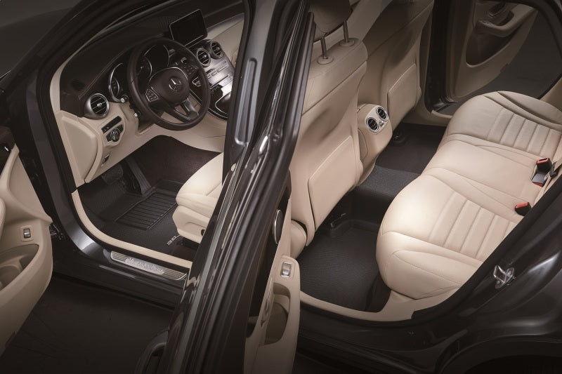 3D MAXpider L1HD01201509 2006-2011 Honda Civic Sedan Kagu 1st & 2nd Row Floormat - Black