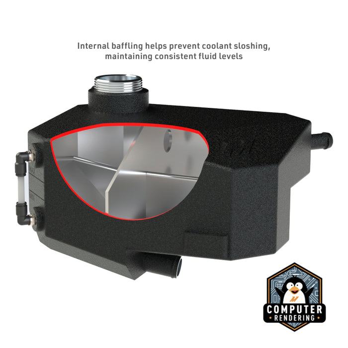 Mishimoto MMRT-RS-16EBK 2013+ Ford Focus ST/2016+ Focus RS Aluminum Expansion Tank - Black