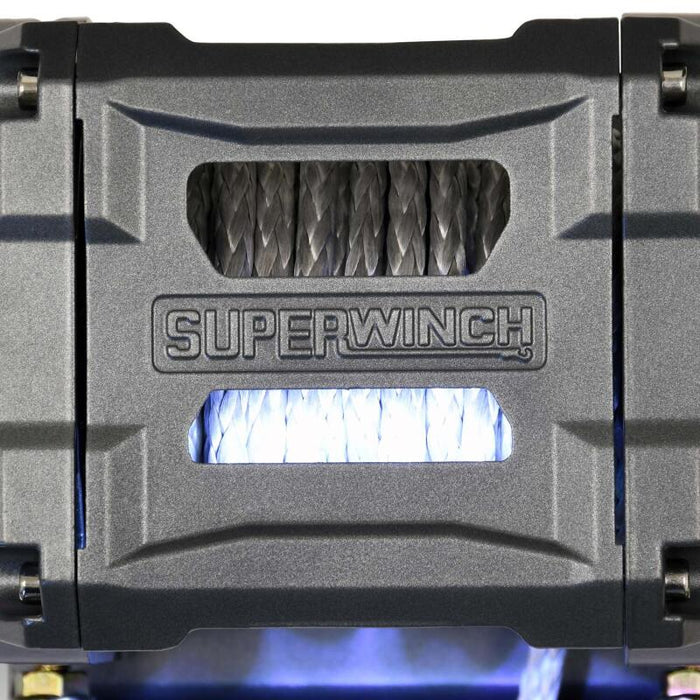 Superwinch 1145250 4500 LBS 12V DC 1/4in x 40ft Synthetic Rope Hawse Fairlead SP 45SR Winch