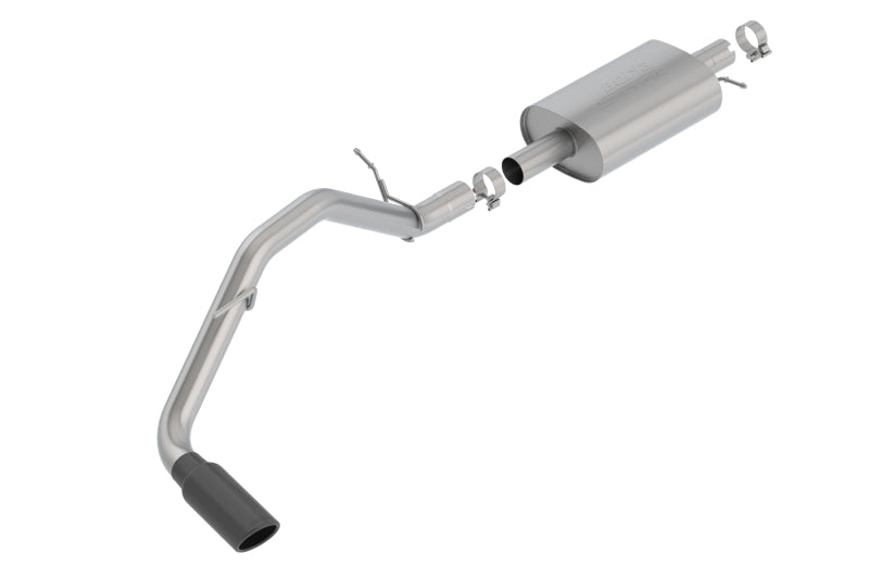 Borla 140788BC 2019 Ford Ranger XL/XLT/Lariat 2.3L 2/4WD WB S-Type Catback Exhaust w/ Blk Chrome Tip
