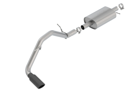 Borla 140788BC 2019 Ford Ranger XL/XLT/Lariat 2.3L 2/4WD WB S-Type Catback Exhaust w/ Blk Chrome Tip